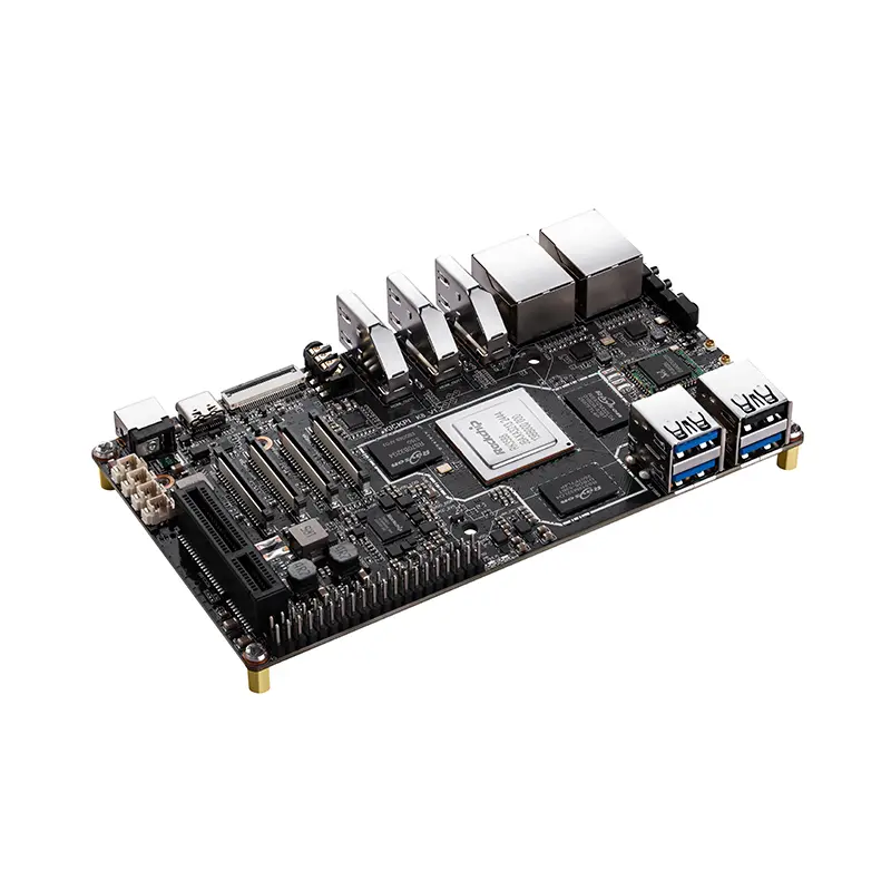 High-performance computer motherboard with multiple ports