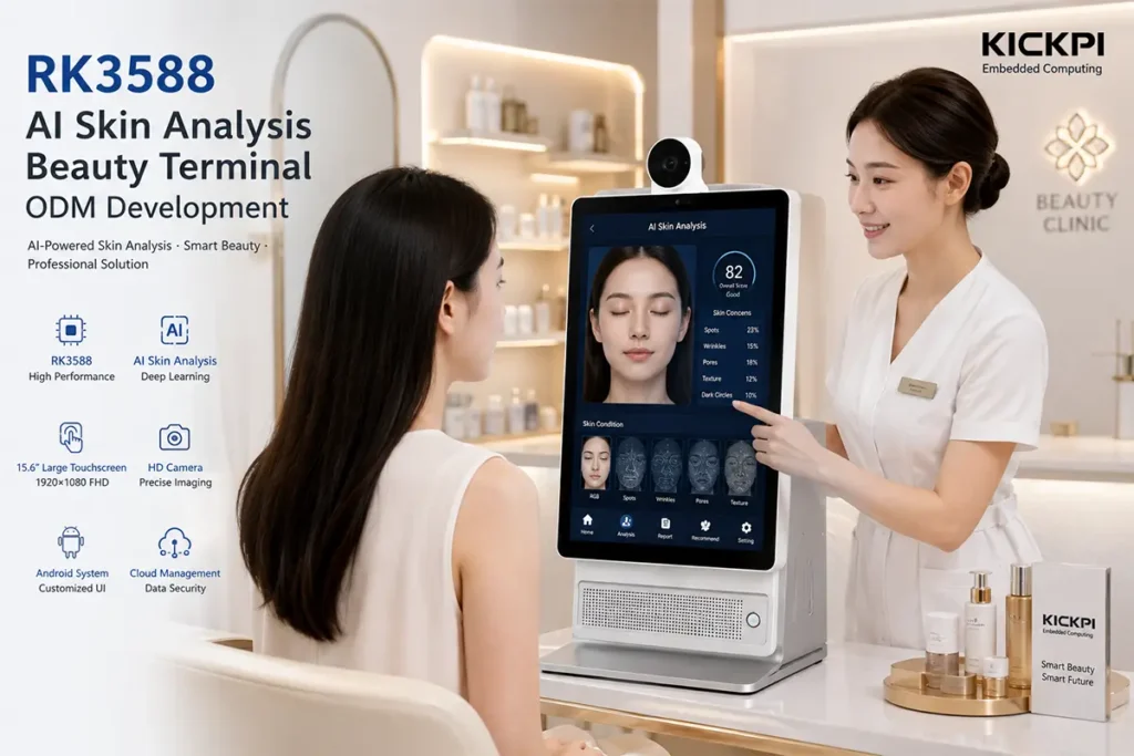 RK3588 AI Skin Analysis Beauty Terminal ODM Development
